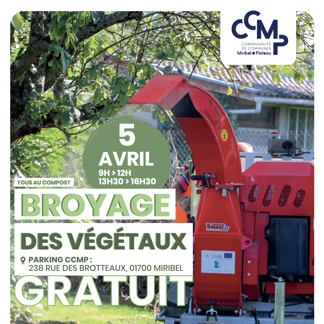 Broyage des végétaux