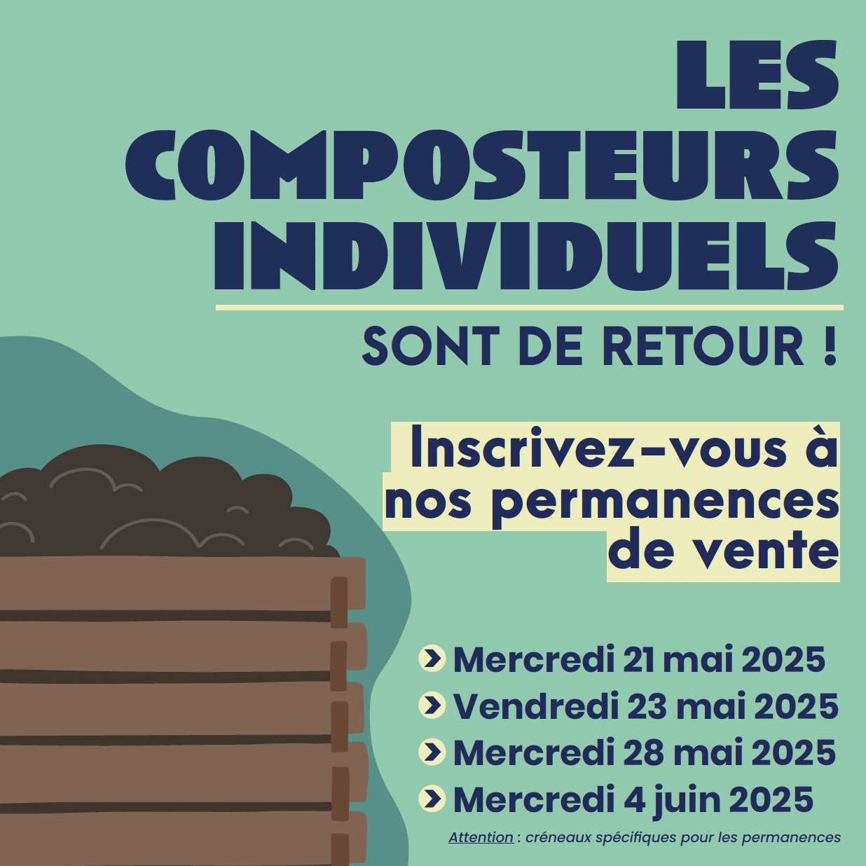 Les composteurs individuels sont de retour !