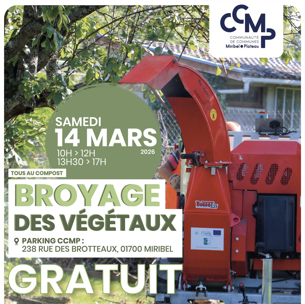 Opération broyage des végétaux