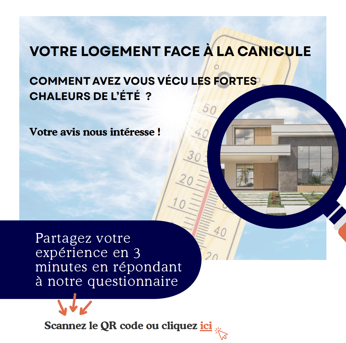 Enquête de l&rsquo;ADIL – fortes chaleurs
